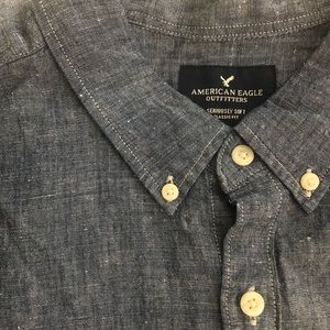 American Eagle long-sleeve button-up shirt